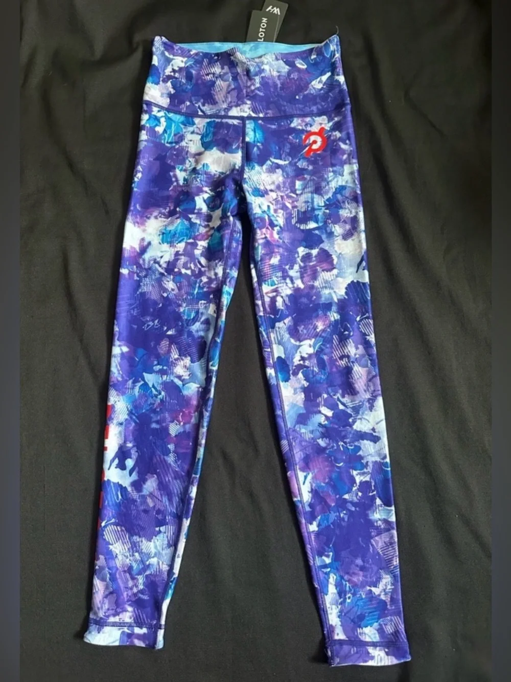 Peloton Blue Moves 2pc Matching Bra & Reversible Legging Set New